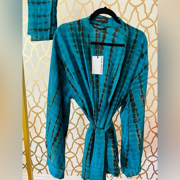 TURQUOISE ITS SOMETHING KIMONO - Picture 9 of 13